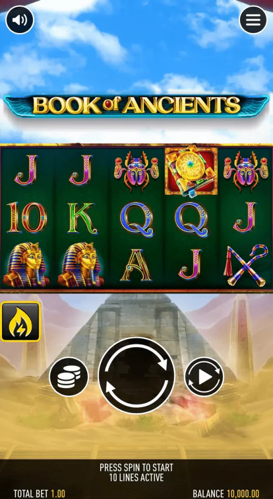 Glory Casino Book of Ancients Slot
